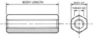 Brass Threaded Spacers: Brass Threaded Spacers