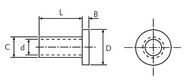 Headed Insulating Bush