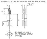 Female Snap-in Pillars