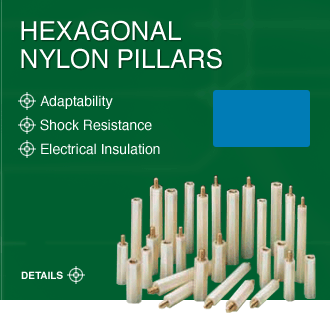 Hexagonal Nylon Pillars